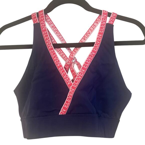 EleVen By‎ Venus Williams Teen Spirit Blue Nights Sport Bra NWT XL - Picture 3 of 9